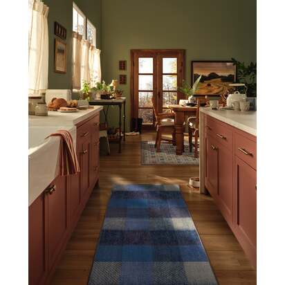 Tallitha Blue & Plum Rug - 245 x 305 cm - All-In-One Rug