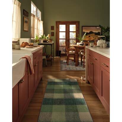 Tallitha Green & Tan Rug - 245 x 305 cm - All-In-One Rug