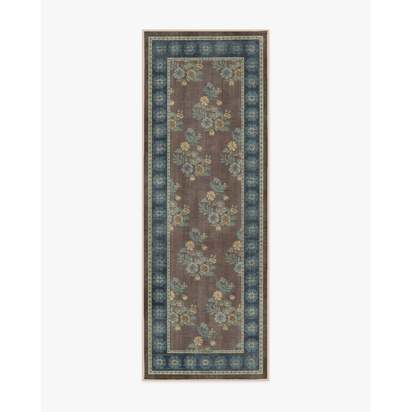 Pennywood Brown & Blue Rug - 75 x 215 cm - All-In-One Rug