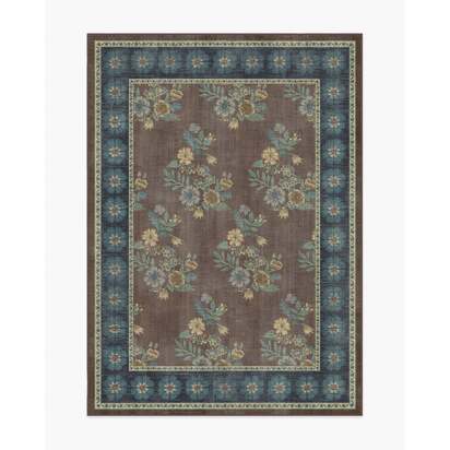 Pennywood Brown & Blue Rug - 150 x 215 cm - All-In-One Rug