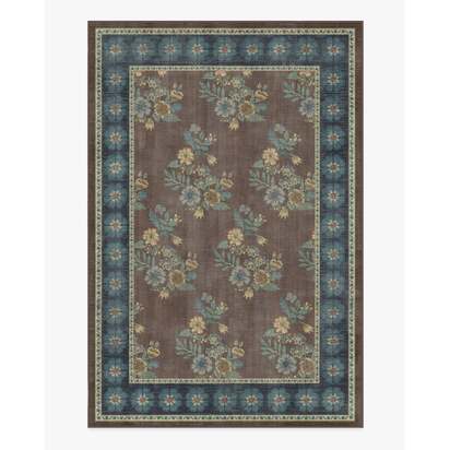 Pennywood Brown & Blue Rug - 185 x 275 cm - All-In-One Rug
