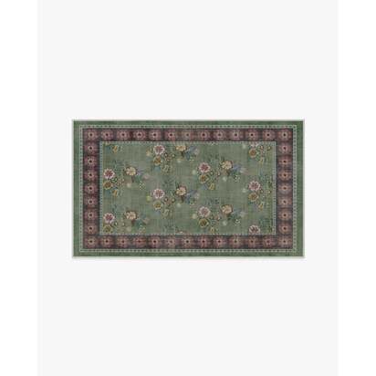 Pennywood Green & Pink Rug - 90 x 150 cm - All-In-One Rug