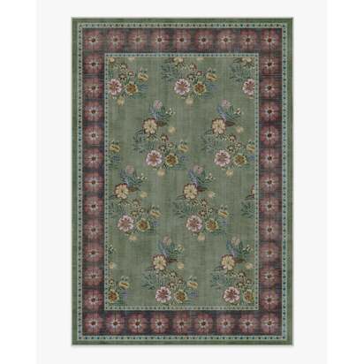 Pennywood Green & Pink Rug - 200 x 290 cm - All-In-One Rug