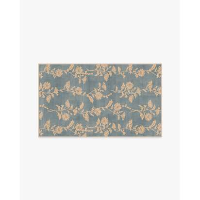 Mabel Dusty Blue Rug - 90 x 150 cm - All-In-One Rug