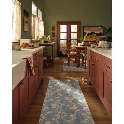 Mabel Dusty Blue Rug - 245 x 305 cm - All-In-One Rug