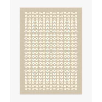 Ditzy Daisy Neutral Rug - 150 x 215 cm - All-In-One Rug