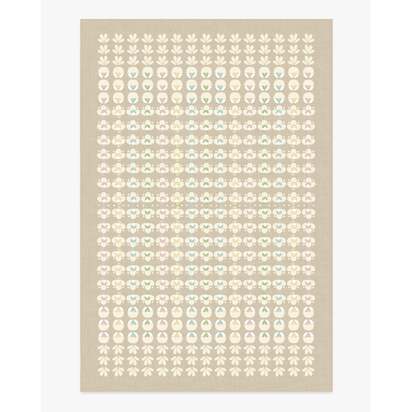 Ditzy Daisy Neutral Rug - 185 x 275 cm - All-In-One Rug