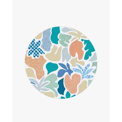 Carnival Blue Rug - 185 Round cm - All-In-One Rug