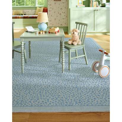 Teeny Terrazzo Blue Rug - 245 x 305 cm - All-In-One Rug