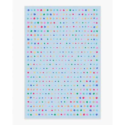 Jelly Dot Blue Rug - 185 x 275 cm - All-In-One Rug