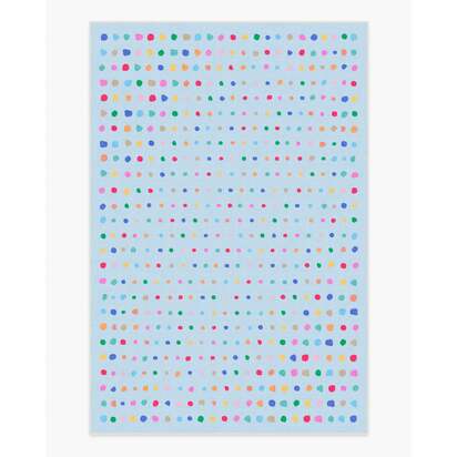 Jelly Dot Blue Rug - 200 x 290 cm - All-In-One Rug
