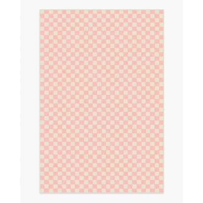 Let’s Play Checkers Pink Rug - 185 x 275 cm - All-In-One Rug