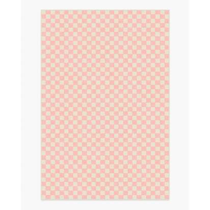 Let’s Play Checkers Pink Rug - 200 x 290 cm - All-In-One Rug