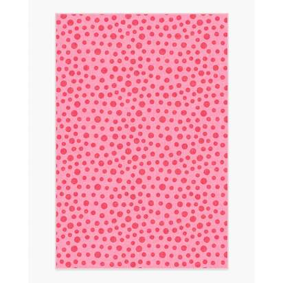 Dancing Dots Pink & Red Rug - 200 x 290 cm - All-In-One Rug