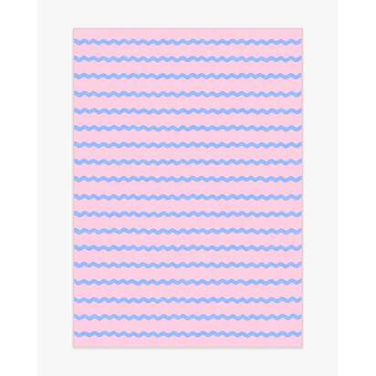 Giggle Squiggle Pink Rug - 150 x 215 cm - All-In-One Rug