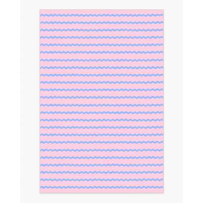 Giggle Squiggle Pink Rug - 185 x 275 cm - All-In-One Rug