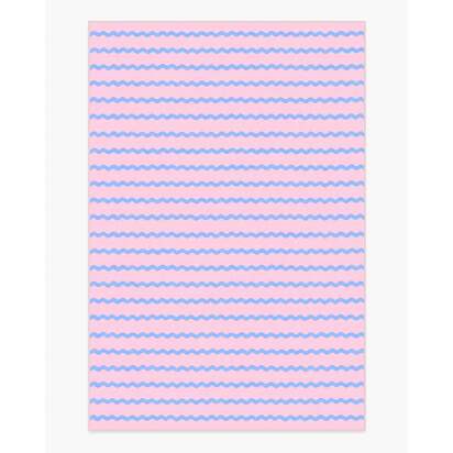 Giggle Squiggle Pink Rug - 200 x 290 cm - All-In-One Rug