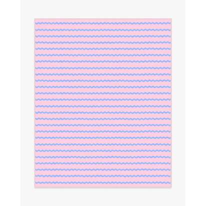 Giggle Squiggle Pink Rug - 245 x 305 cm - All-In-One Rug