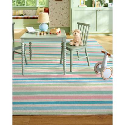 Sunbeam Stripe Multicolour Rug - 185 x 275 cm - All-In-One Rug