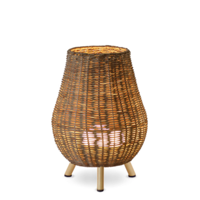 Newgarden Saona LED table lamp made of rattan