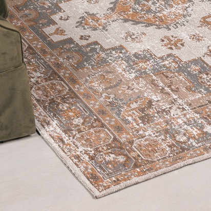 Brown Chenille Rug 230x160cm