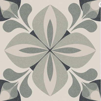Vives Bali Muaya Pattern Porcelain Tile 20x20cm Matt
