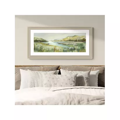 John Lewis Elizabeth Baldin 'Pistachio Pastel 4' Framed Print, 109 x 54cm, Multi Multi Multi | H54 x W4 x D109cm