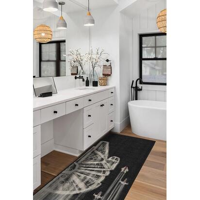 The Rebellion Flatwoven Rug - 185 Round cm - Rug + Pad System