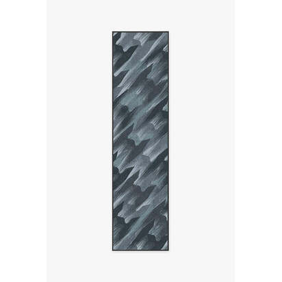 TIE Fighter Houndstooth Blue Flatwoven Rug - 75 x 305 cm - Rug + Pad System