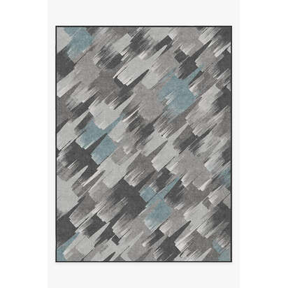 Rogue Squadron Dark Teal Flatwoven Rug - 275 x 365 cm - Rug + Pad System