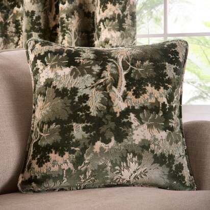 Laurel Velvet Trees Square Cushion