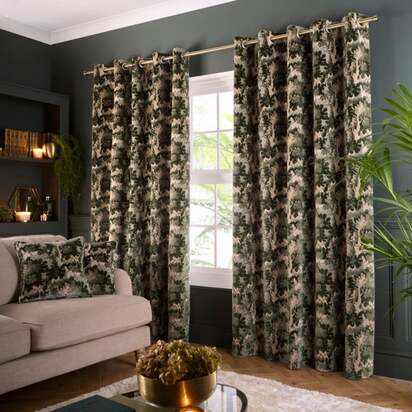 Laurel Velvet Trees Square Cushion