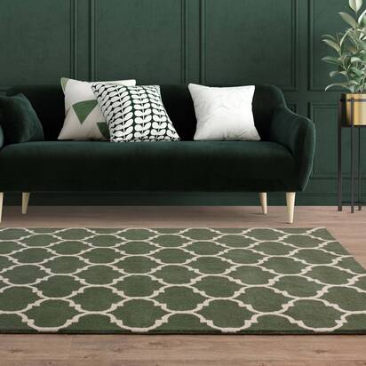 Richmond Rug 080x150cm Ogee Green