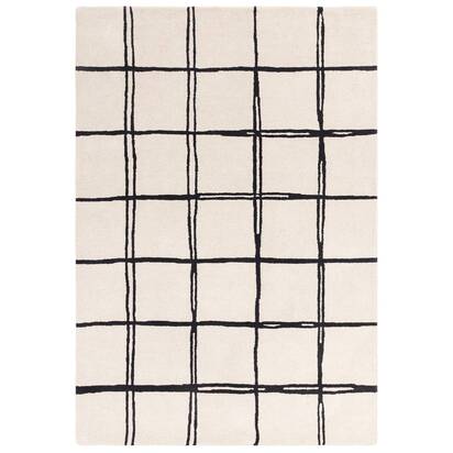 Richmond Rug 120x170cm Grid Monochrome