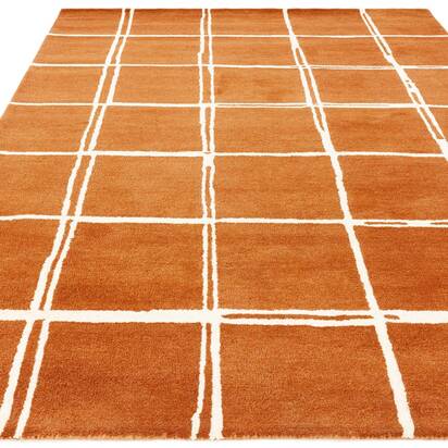 Richmond Rug 200x290cm Grid Rust