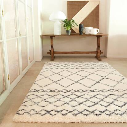 Ashbourne 240x340cm AL02 Cream & Grey