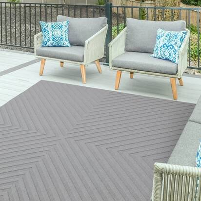 Keswick 200x290cm AN07 Light Grey Arrow