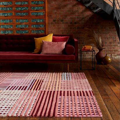 Alder 200x290cm Red Multi