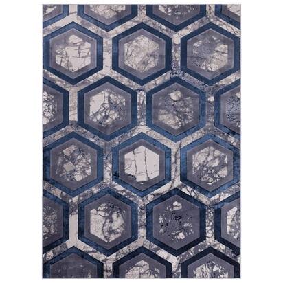 Wrenbury 080x150cm Hexagon Rug AU19