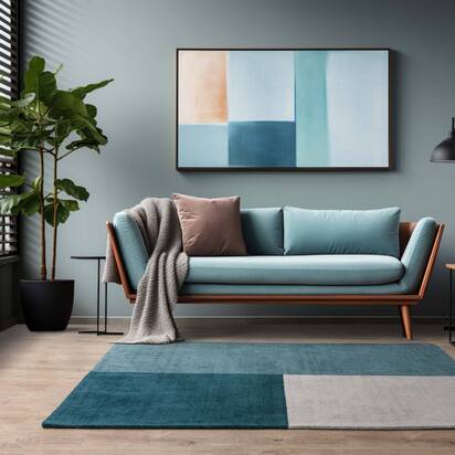 Westbury Rug160x230cm Teal