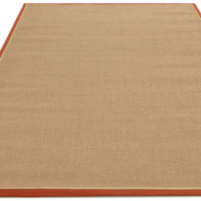 Kingsley 067x600cm Boucle Rust Linen