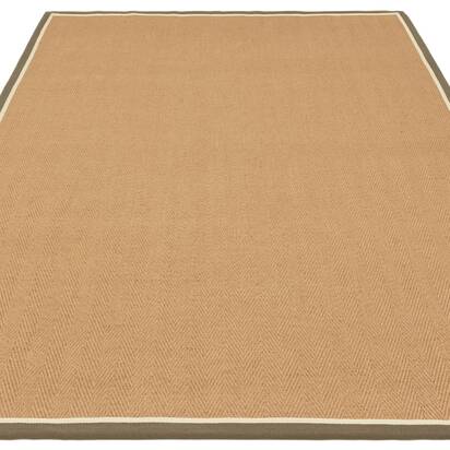 Kingsley 067x600cm Herringbone Khaki Cream