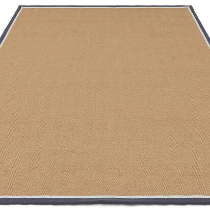 Kingsley 067x600cm Herringbone Slate Cream