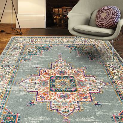 Cotswold Rug 160x230cm CL02 Medallion Grey
