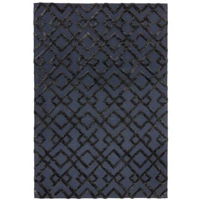 Whitby 160x230cm Black Trellis