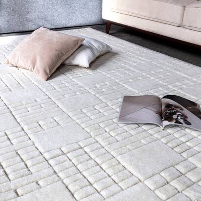 Ashbourne 2 160x230cm Cream/Neutral Rug