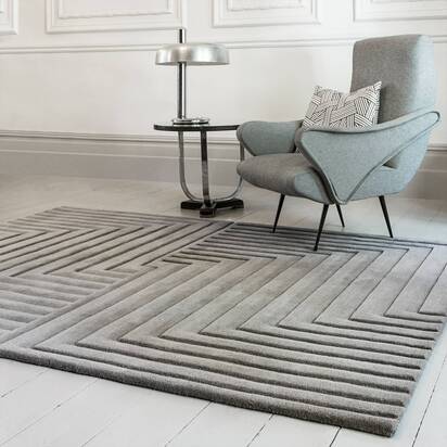 Willow 2 Rug 160x230cm Silver