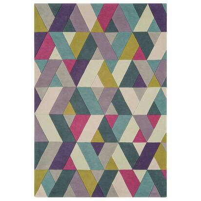 Alder 2 Rug 200x300cm 02 Chevron Blue Green