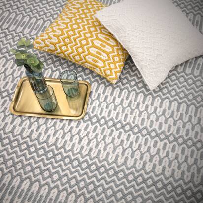 Oakham 2 Rug 120x170cm Duck Egg