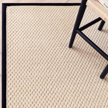 Marlow 3 200x290cm Double Loop Charcoal Cream